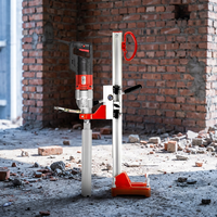 Machine de forage au diamant industrielle DDB26 2600W avec support, outil de perçage de trous dans le béton pour la construction