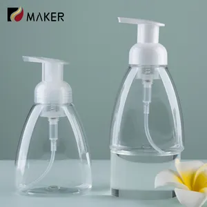 Cheap Empty Facial Cleanser Foaming Face Wash 250ml 300ml 500ml Transparent Plastic PET Hand Soap Dispenser Foam Pump Bottle