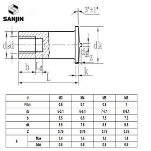 Vis de support en acier inoxydable 304 M3 M4 M5 M6 pour soudure, broches de soudage, connecteurs filetés pour PCB LED SMT - Product Image 6