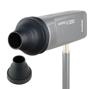 Godox AK-R1 Barn Door, Snoot,ตัวกรองสี,ตัวสะท้อนแสง,รังผึ้ง,ชุดลูกกระจายสำหรับ Godox AD200 H200R V1หัวแฟลชกลม - Product Image 5