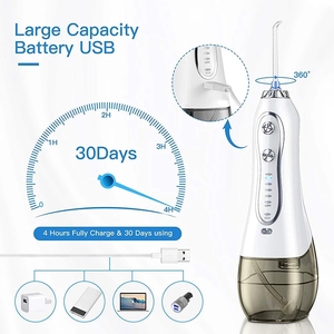 H2ofloss <span class=keywords><strong>2023</strong></span> mejor venta irrigador de hilo dental OEM/ODM hilo dental de agua para dientes y aparatos inalámbricos Jet Pick - Product Image 4