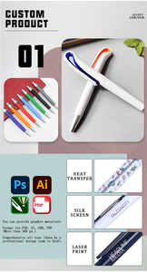 Màu nhựa bút bi với thiết kế đơn giản và tùy chỉnh xây dựng thương hiệu cho các trường học chương trình và kinh doanh quảng cáo - Product Image 5