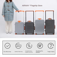 Nouvelle Valise de Voyage Haut de Gamme 2026 avec Poignée Large en ABS, Cadre en ABS PC, 20 et 24 Pouces, Bagage d'Affaires à Roues Silencieuses