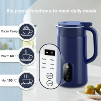 Machine à lait de soja portable 6 fonctions, presse-agrumes, mixeur auto-nettoyant avec filtration intégrée, mini-machine à lait de soja