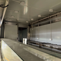 Remorque de restauration rapide en tôle galvanisée certifiée CE, facile à utiliser, pour la vente de snacks et de hot-dogs