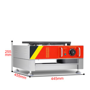 Poêle à gaz Portable commerciale crêpières et crêpières à gaz rotative à gaz avec équipement de cuisine 40cm - Product Image 6
