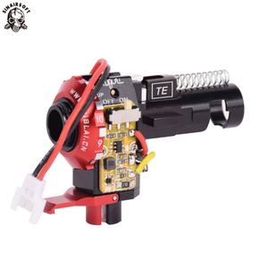 Cámara de Salto (Hop-Up) Táctica PRO CNC de Aluminio Rojo de Alta Precisión AEG con LED para Accesorios de Caza Serie AEG - Product Image 3