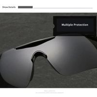 Lunettes de soleil de cyclisme tactiques sportives à prix d'usine, coupe-vent, photochromiques, protection UV400, étanches, haute qualité