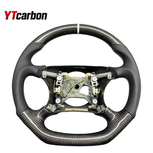 พวงมาลัยคาร์บอนไฟเบอร์ฟอร์จแบบกำหนดเองของ YTcarbon หุ้มด้วยหนังกลับอิตาลี สำหรับรถมัสแตง ฟ-150 ไลท์นิ่ง เอ็กซ์พลอเรอร์ สปอร์ต เทรเซอร์ เรนเจอร์ ปี 1994-2005 - Product Image 2
