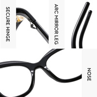 XPZ Nuevas Gafas Elegantes con Protección Anti-luz Azul, Montura Decorativa con Perlas de Colores Personalizadas para Mujer