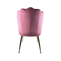Accueil Hôtel Dine Restaurant Chaise de cuisine Mobilier de salle à manger Nordic Sedie Da Pranzo Design Chaise de salle à manger en velours rembourré