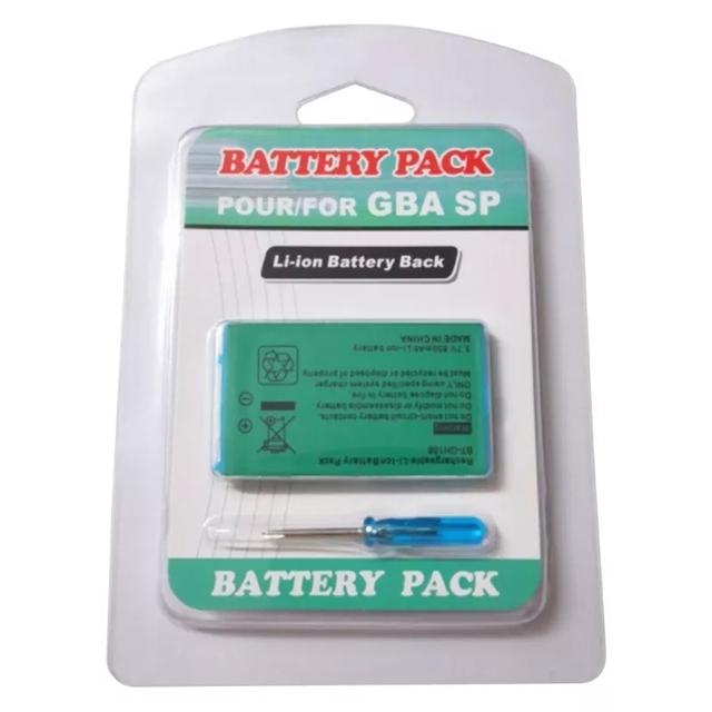 850mah 3.7V Rechargeable Li-ion Batteries Replacement Battery Pack for Game Boy Advance GBAs Sp