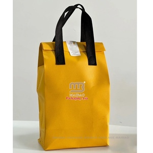 Luxury Ultrasonic Recycled Personalized Non-Woven Lunch Cooler Bag with Letter Pattern Free <b>Solar</b> <b>Panel</b> Sample Cheap Reusable - Product Image 6