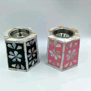Juego de Quemadores de Incienso de Resina Hechos a Mano Gloss Crafts, Patrón Geométrico Hexagonal, Difusor Aromático de Incienso Indio para Todas las Estaciones - Product Image 2