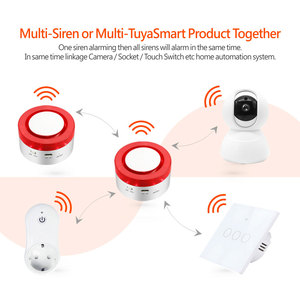 Sistema de Alarma Inteligente WiFi Tuya, Kit de Sensor de Sirena de Seguridad para el Hogar, Control Remoto con Alexa y Google Home, Protección Contra Robos, PST-H1 ABS - Product Image 3