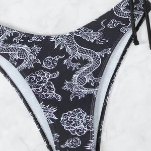 Costumi da Bagno Donna 2026: Bikini Micro Brasiliano Sexy Stampato - Set Bikini e <span class=keywords><strong>Abbigliamento</strong></span> da Spiaggia - Product Image 6