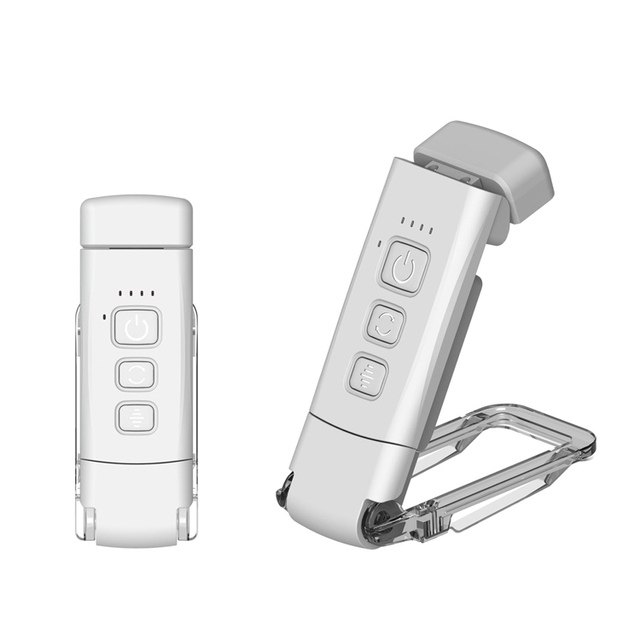 High Quality Factory Patent White Color Led USB Rechargeable Clip Book Light for Bedroom in Bed