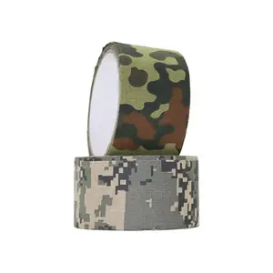 Synthetic Rubber Glue Adhesive Camouflage Cloth Printed Color Corrosion Resistant Duct Outdoor Hunting Tape