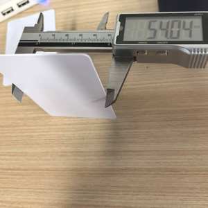 Carte RFID en PVC blanche pour contrôle d'accès, ascenseur, pointage des présences, école, parc industriel, système intelligent - Product Image 1