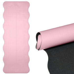 High Quality Extra Long Custom Shape Oval Arched Curve Yoga <b>Mat</b> 5mm Natural Rubber Non-Slip Eco-Friendly Biodegradable 183cm - Product Image 1
