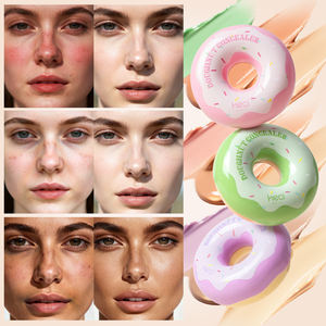 Paleta de <span class=keywords><strong>Corrector</strong></span> de Color en Forma de Donut de 3 Colores, <span class=keywords><strong>Corrector</strong></span> de Color Impermeable y de Larga Duración para <span class=keywords><strong>Ojeras</strong></span>, Crema 3 en 1 - Product Image 6