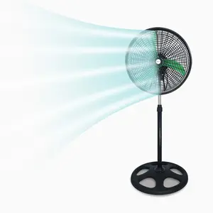 팬 제조 전기 18 인치 서 팬 Ventiladores 60W 플라스틱 산업 스탠드 팬