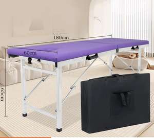 Nouveau lit de Massage pliant en acier inoxydable Portable Durable pour Spa Salon thérapie professionnelle en gros - Product Image 5