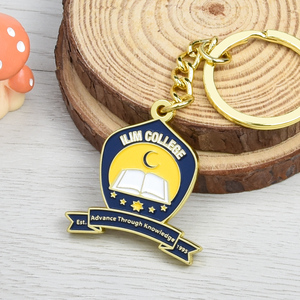 Llaveros de Metal Personalizados con Logotipo, Fabricados en Fábrica, Aleación de Zinc, Chapado en Oro, Troquelados - Product Image 5