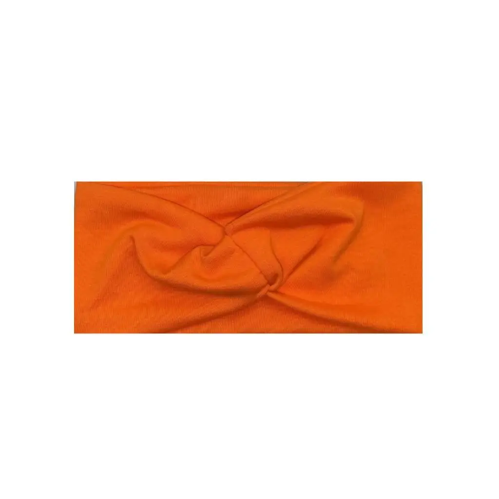 Эластичные хлопчатобумажные повязки для волос на заказ модные повязки для волос для женщин