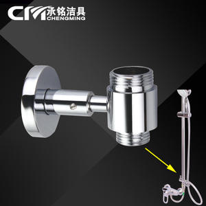 Chengming <b>Shower</b> Head <b>Holder</b> Qt178 Chrome Plated Rotatable Mounting <b>Bracket</b> For Split Type <b>Shower</b> With Easy Installation - Product Image 1