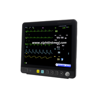 Moniteur LCD 15 pouces grand moyen petit animal de compagnie vétérinaire moniteur de signes vitaux pour les salles d'opération des hôpitaux vétérinaires pour animaux