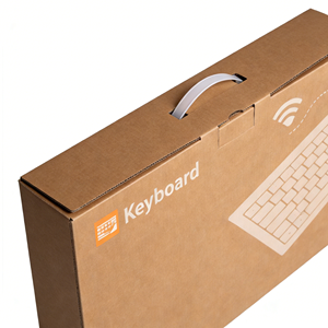 Caja de embalaje para teclados de 3C Electronics, para envíos de marcas en línea, corrugada, opción de flauta B/E, plegable, fabricante de cajas de envío. - Product Image 2