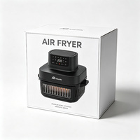 ANBOLIFE OEM&ODM Friteuse à air en verre non toxique 4 Qt et 6 récipients, sans PFAS, écran tactile LED, 95 % moins d'huile, appareils de cuisine