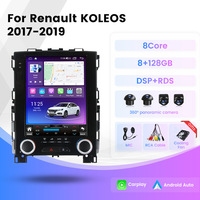 Écran vertical Tesla 9,7 pouces, autoradio Android pour Renault KOLEOS 2017-2019 Megane IV, CarPlay sans fil, Auto 4G WiFi DSP, unité principale