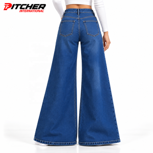 Jeans de Mezclilla Personalizados para Mujer, Jeans Cortos, Mezclilla Lavada para Minoristas de Moda, MOQ Bajo, Producción de Marca Privada - Product Image 3