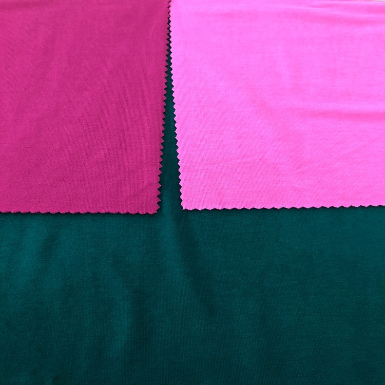 Shaoxing textile fashion hot selling vortex jersey bright eco stock lot rayon fabric