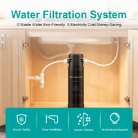 Filtre à eau manuel portable et personnalisable Nobana pour usage domestique avec terminal sous l'évier