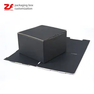 Boxing shorts tshirt e flute eco friendly size black corrugated mailer custom hat box