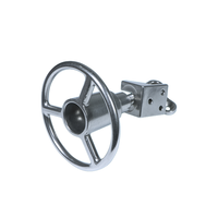 SK1-5980-SN01 Serrure à volant moderne en acier inoxydable 90 °   Rotation pour panneaux de 40 à 100 mm pour applications extérieures en cuisine et atelier