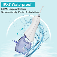 H2ofloss 2500 mAh Irrigateur Oral Brosse à Dents Électrique Brosse à Dents Portable Hydropulseur pour Soins Personnels