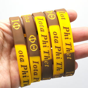 Los mejores vendedores de la fábrica de pulseras 2025 pulsera <span class=keywords><strong>Sigma</strong></span> Gamma brazalete Rho Sorority pulsera fraternidad joyería pulsera de silicona - Product Image 4