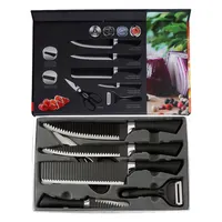 Multifunctional Stainless Steel Kitchen Knives with Ceramic Peeler