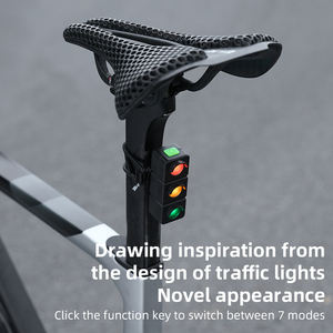Luz Trasera LED <span class=keywords><strong>para</strong></span> <span class=keywords><strong>Bicicleta</strong></span>, Recargable, <span class=keywords><strong>para</strong></span> Ciclismo de Montaña, Luz de Advertencia de Seguridad <span class=keywords><strong>para</strong></span> Ciclismo al Aire Libre, Fácil de Instalar, <span class=keywords><strong>para</strong></span> Ciclismo Nocturno - Product Image 3