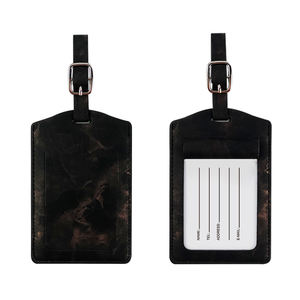 OEM ODM Portátil y Duradero, Funda para Pasaporte de Cuero PU, Bolso para Pasaporte, Juego de Etiquetas para Equipaje para Viajes de Luna de Miel - Product Image 5