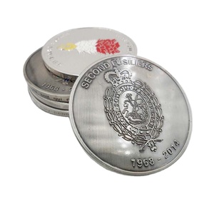 Economical custom design metal souvenir folk art relievo old antique brass coin - Product Image 6
