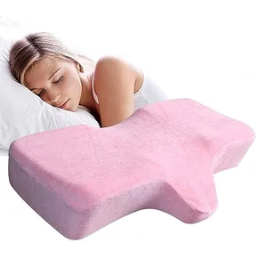 Bantal Memori Ekstensi Bulu Mata, Pemanjangan Bulu Mata Lembut untuk Salon atau Alat Rias Tidur untuk Bulu Mata Bantal Ortopedi