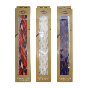 <span class=keywords><strong>Bougies</strong></span> de Havdalah Artisanales OEM à Marque Blanche, Design Tressé Multicolore, Cire de Paraffine, <span class=keywords><strong>Bougies</strong></span> d'Art <span class=keywords><strong>Rituel</strong></span> Juif, Vente en Gros - Product Image 2