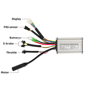24V 250W 20A 9 Mos Square Wave SM/Waterproof Plug Brushless <b>Controller</b> <b>Motor</b> for Electric Bike - Product Image 6
