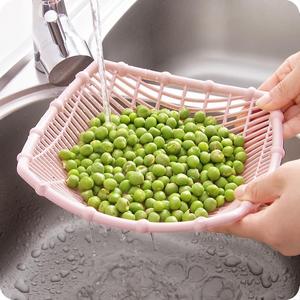 Plastic Fruit <b>Basket</b> Rectangle Multifunction Snack <b>Tray</b> For Kitchen Living Room Storage <b>Baskets</b> - Product Image 3