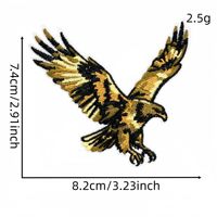 Écussons brodés personnalisés camouflage animaux sauvages, thermocollants ou à coudre, pour vêtements, sacs, chapeaux, décoration extérieure